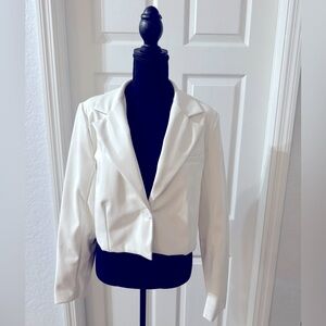 White Know.one.Cares jacket from Buckle. Brand new